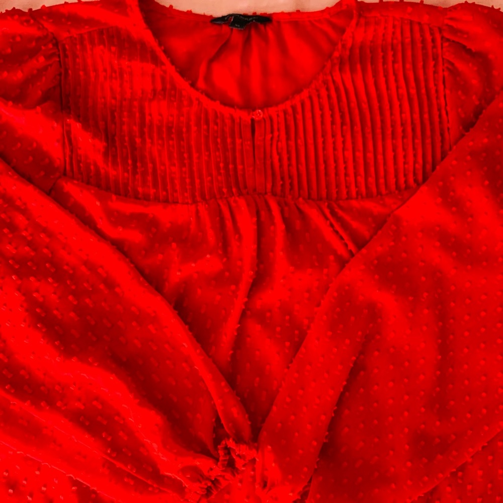 Banana Republic Red long sleeve top